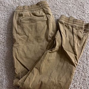 Hollister stretch khaki joggers